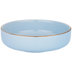 Салатник керамика 17,5см SOLO бледно-голубой Bronco 577-161