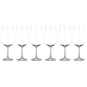 Набор бокалов для вина 6шт 850мл DORA STRIX Bohemia Crystal 669-390