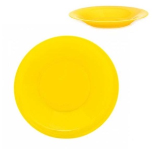 Купить тарелка обеденная желтое стекло 25см амбиантэ йеллоу luminarc q1983 в интернет магазине “Домашний”: цены, описание, отзывы