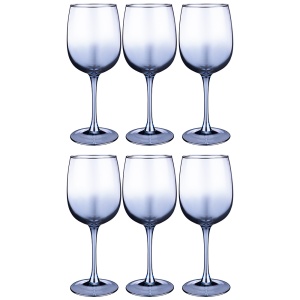 Набор бокалов для вина 6шт 420мл ЧЕРНОЕ МОРЕ ОМБРЕ Lefard 194-731