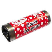 Мешки для мусора 20шт 30л HDPE 5,5мкм Magic Home 22272