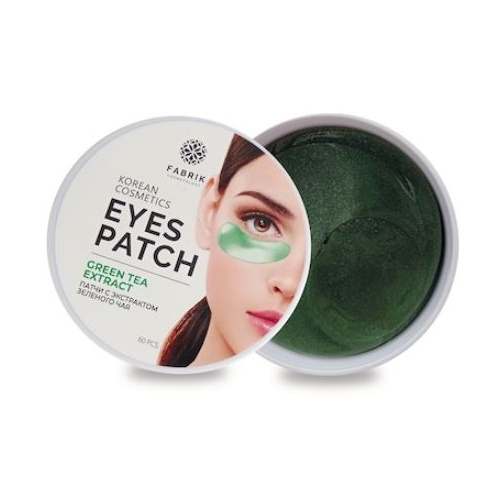 Патчи гидрогелевые FABRIK COSMETOLOGY 60шт с экстрактом зеленого чая Патчи гидрогелевые FABRIK COSMETOLOGY 60шт с экстрактом зеленого чая