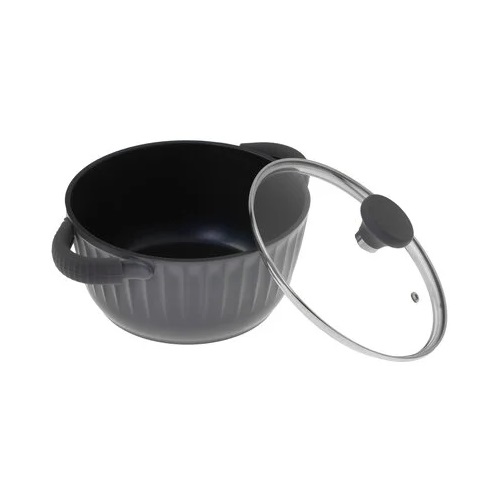 Кастрюля 2,6л Master House ШЕФ БЕРНАРДО литой алюм. АП со стекл. крышкой индукция 84068 Кастрюля 2,6л Master House ШЕФ БЕРНАРДО литой алюм. АП со стекл. крышкой индукция 84068