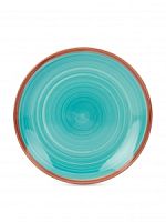Тарелка обеденная керамика 27см WOOD BLUE Fioretta TDP430