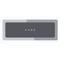 Коврик для ванной 45*120см СПАНЧ серый Joy Home XC6010G-4