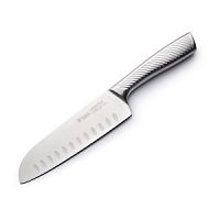 Нож для нарезки 18см EXPERTISE Сантоку стальная ручка Taller TR-99264