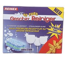 Таблетки для посудом. машин REINEX 40шт 2в1 Geschirr Reiniger 720г арт. 1012