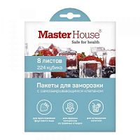 Пакетики для льда 8шт ЗАМОРОЗЬ с клапаном Master House 75684