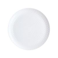 Тарелка обеденная белое стекло 25см PAMPILLE WHITE Luminarc Q4655