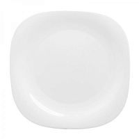 Тарелка обеденная белое стекло 26см КАРИН ВАЙТ Luminarc H5604