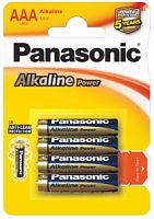 Батарейки PANASONIC 4шт Alkaline Power LR03REB/4BR (BL-4)