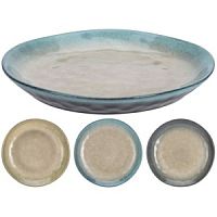 Тарелка обеденная керамика 27см РАЗВОДЫ 3 цвета Купман Q91000140