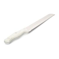 Нож для хлеба 20см ANTIQUE белая ручка Attribute AKA068