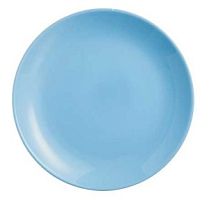 Тарелка десертная голубое стекло 19см ДИВАЛИ ЛАЙТ БЛЮ Luminarc P2612