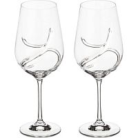 Набор бокалов для вина 2шт 550мл TURBULENCE Bohemia Crystal 674-510