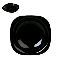 Тарелка суповая черное стекло 21см КАРИН БЛЭК Luminarc L9818