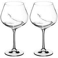 Набор бокалов для вина 2шт 570мл TURBULENCE Bohemia Crystal 674-631