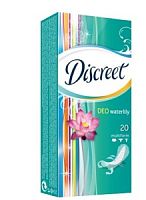 Прокладки DISCREET 20шт Deo Водная лилия 1/18