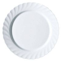 Тарелка обеденная белое стекло 27см ТРИАНОН Luminarc 68977