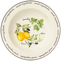 Тарелка суповая фарфор 22,5см СЕКРЕТНЫЕ ИНГРЕДИЕНТЫ Lefard 189-289