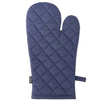 Прихватка-рукавица хлопок 17,5*33см ESSENTIAL темно-синий Tkano