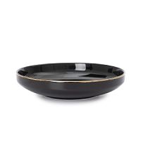Тарелка суповая фарфор 19см BLACK&GOLD Domenik DM3012