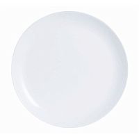Тарелка десертная белое стекло 19см ДИВАЛИ ВАЙТ Luminarc D7358/N3603