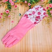 Перчатки флисовые 45см САДОВНИК удлиненные рукава (розовый) 788-429 Велес