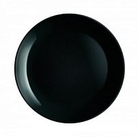 Тарелка обеденная черное стекло 25см ДИВАЛИ НУАР Luminarc P0867