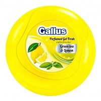 Освежитель воздуха GALLUS 150г Зеленый чай и Лимон гелевый