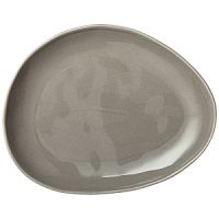 Тарелка десертная фарфор 19*25см MEADOW серый Bronco 474-152