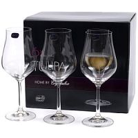 Набор бокалов для вина 6шт 350мл TULIPA недекорированные Crystalex CR350101T