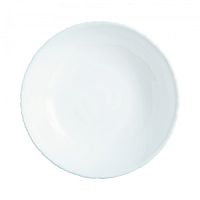 Тарелка десертная белое стекло 19см АММОНИТ ВАЙТ Luminarc P8825