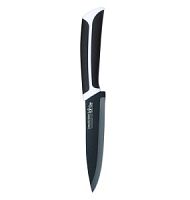 Нож разделочный 15,2см BLACK CERAMIC черно-белая ручка Lara LR05-27 1/48