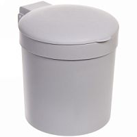 Контейнер для мусора 1,8л светло-серый 699-136 Велес