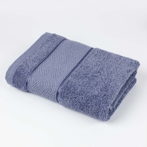 Полотенце махровое 50*80см РИМИНИ 400г/м2 дельфинный Он и Она