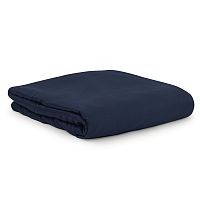 Простыня 180*270см сатин ESSENTIAL темно-синий Tkano