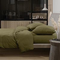 КПБ 1,5сп перкаль 50*70см однотонный FOREST CHILL рис. 86034-12 Wenge Актив