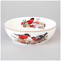 Салатник фарфор 15,5см МОРОЗКО СНЕГИРИ Lefard 85-2048