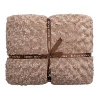 Плед 220*240см мех БАРАШЕК БЕЖЕВЫЙ Buenas Noches TF F099BE2 2224