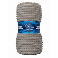 Плед 200*220см фланель БЕЖЕВЫЙ Absolute FF FNJq BE-GY3 006/2022 NC