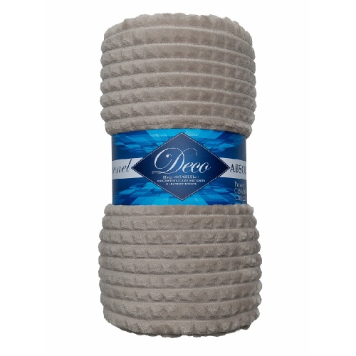 Плед 200*220см фланель БЕЖЕВЫЙ Absolute FF FNJq BE-GY3 006/2022 NC