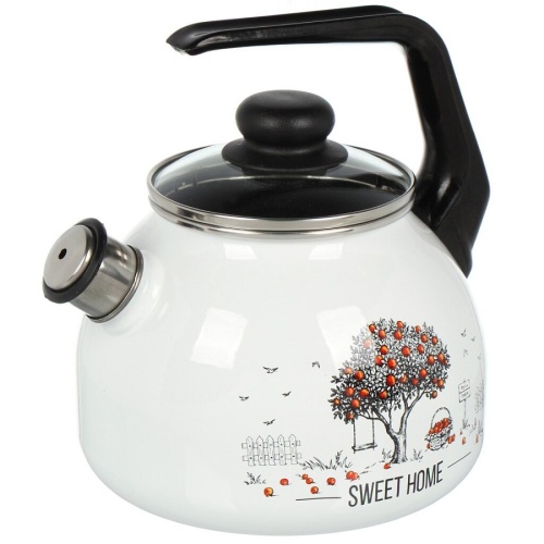Чайник эмаль 3,0л Appetite APPLE TREE свисток индукция 4с209я