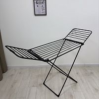 Сушилка для белья 18м ВЕРОНИКА напольная (черный) Joy Home 12845