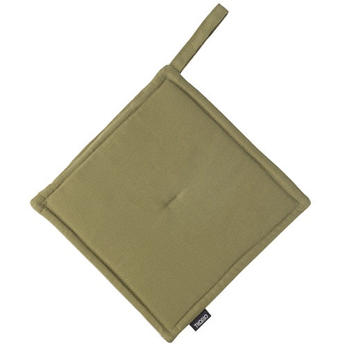 Прихватка хлопок 22*22см ESSENTIAL оливковый Tkano