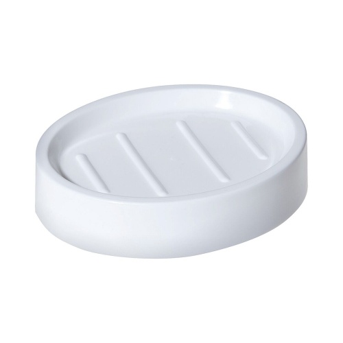 Мыльница 12,8*10,2*2,7см Fresh Code белый 75215 HQ 1/24