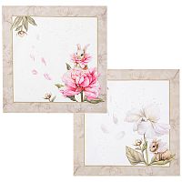 Набор салфеток 2шт сервировочные 40*40см SUNDAY КРОЛИКИ Santalino 850-739-81