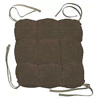 Подушка на стул 40*40см КОФЕ рис. 60008-10 Vse Doma