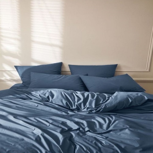 КПБ 2,0сп (европростыня) тенсель 50*70см однотонный ОНИКС Хлопковый Рай