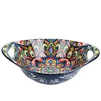 Салатник фарфор 22,5*15см 600мл ARABESQUE с ручками Nouvelle Home 0860090
